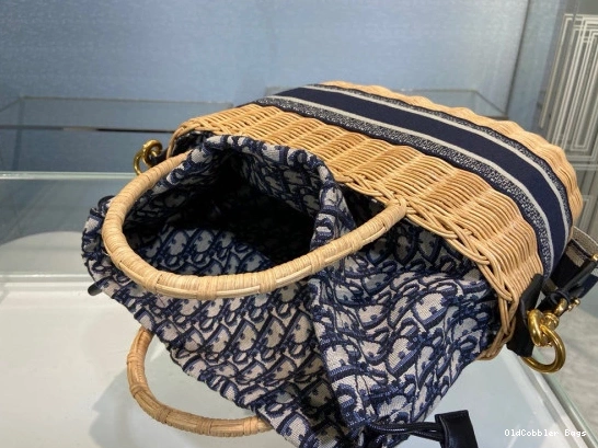 OldCobbler Bags BAG DIRO WICKER BASKET 0726